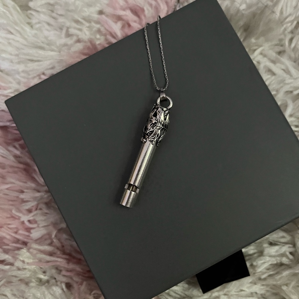 Adjustable Maple Leaf Whistle Necklace